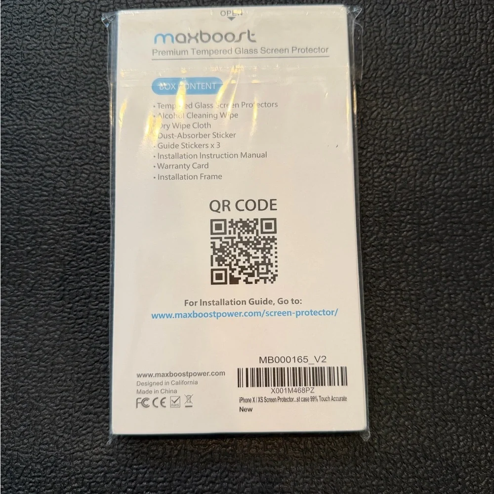 Glass Screen Protector - Clear 3 pack iPhone X/XS